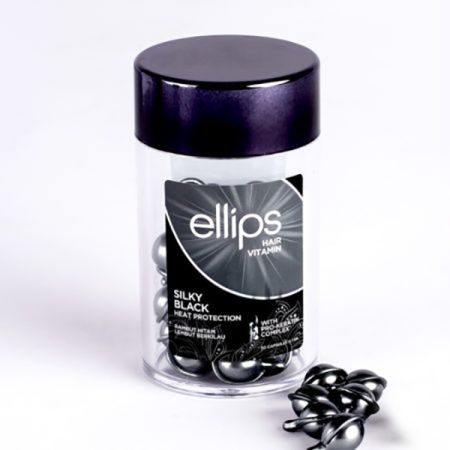 ELLIPS SILKY BLACK -  ВИТАМИНИ ЗА  КОСА БУРКАН 50бр