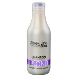 SLEEK LINE VIOLET BLOND - РЕГЕНЕРИРАЩ ШАМПОАН ЗА ЛИЛАВИ ОТТЕНЪЦИ С КОПРИНЕНИ ПРОТЕИНИ, КОЕНЗИМ Q10 И СЕРАМИДИ 300мл