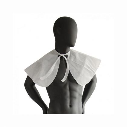 ЕДНОКРАТНИ ПЕЛЕРИНИ ЗА ГРИМ ТНТ - 50бр - БЕЛИ