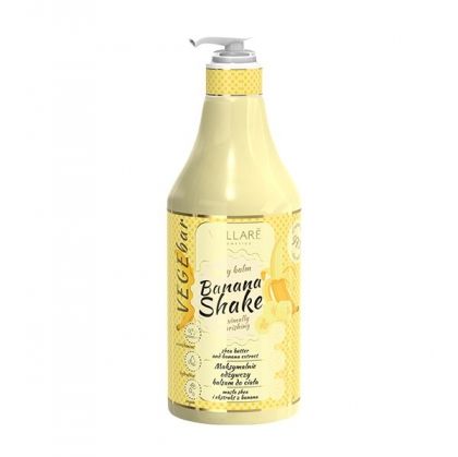 VOLLARE VEGEBAR BANANA SHAKE - ВЕГАН ПОДХРАНВАЩО МЛЯКО ЗА ТЯЛО С ЕКСТРАКТ ОТ БАНАНИ И МАСЛО ОТ ШЕА 300мл