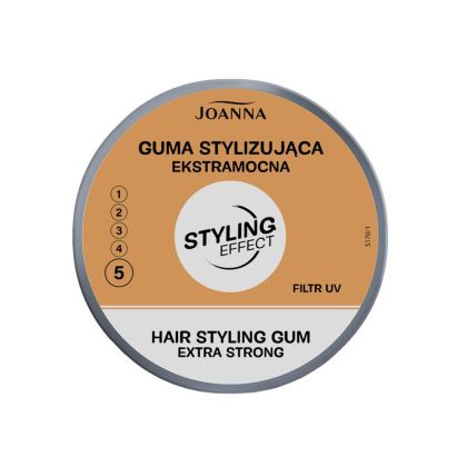 JOANNA STYLING EFFECT - СРЕБЪРНА СТИЛИЗИРАЩА ГУМА ЗА КОСА 100гр