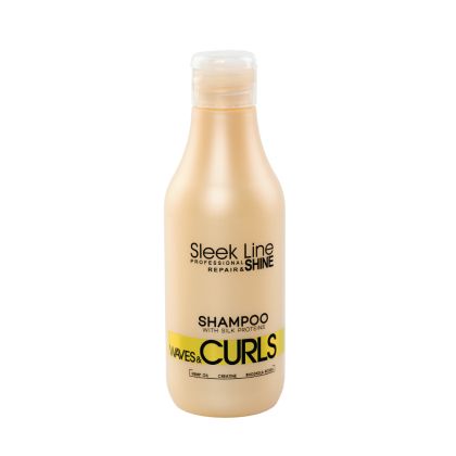 STAPIZ SLEEK LINE WAVES & CURLS - РЕГЕНЕРИРАЩ ШАМПОАН ЗА КЪДРАВИ КОСИ 300мл
