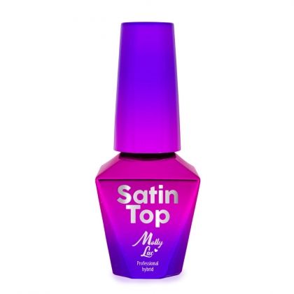 MOLLY LAC SATIN TOP - ТОП ЗА ГЕЛ ЛАК С ЕФЕКТ САТЕН - 10мл