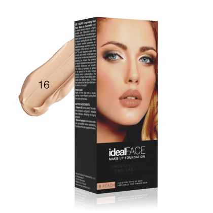 INGRID IDEAL FACE ФОН ДЬО ТЕН №16 PEACH 30мл