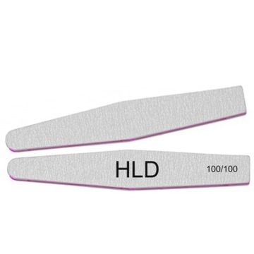 HLD - ПИЛА ЗА НОКТИ ЗЕБРА ТРАПЕЦ ГРУБОСТ 100/100