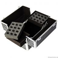 КОЗМЕТИЧЕН КУФАР XXL - РЕЛЕФ РОЗОВО ЗЛАТО 25x35x40