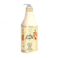 VOLLARE VEGEBAR MILKY PEACH - ВЕГАН ХИДРАТИРАЩО МЛЯКО ЗА ТЯЛО С ПРАСКОВИ, ХИАЛУРОНОВА КИСЕЛИНА И ГРОЗДОВИ СЕМКИ 300мл