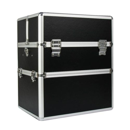 КОЗМЕТИЧЕН КУФАР XXL - ЧЕРЕН МАТ 39x25x35