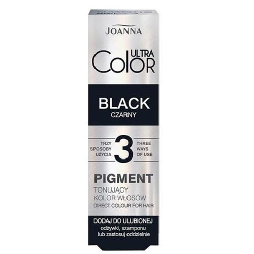 JOANNA ULTRA COLOR ТОНИРАЩ ПИГМЕНТ  - BLACK 100гр