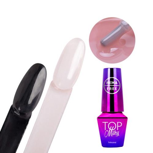 MOLLY LAC MILKY TOP SEPIA - МЛЕЧЕН ТОП ЗА ИЗРАВНЯВАНЕ НА ОМБРЕ 10мл