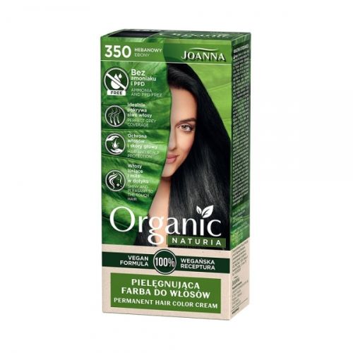 JOANNA NATURIA ORGANIC - БЕЗАМОНЯЧНА БОЯ ЗА КОСА №350 Черно