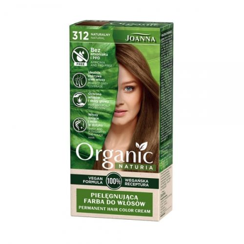JOANNA NATURIA ORGANIC - БЕЗАМОНЯЧНА БОЯ ЗА КОСА №312 Натурално русо