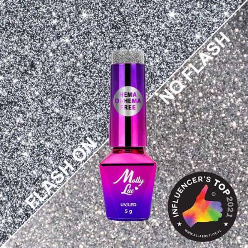 MOLLY LAC FLASHING LIGHTS - ГЕЛ ЛАК №565 - FABULOUS - 5мл
