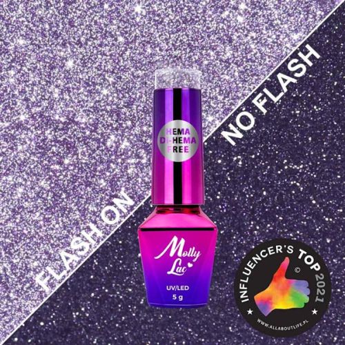 MOLLY LAC FLASHING LIGHTS - ГЕЛ ЛАК №615 - QUEENCESS - 5мл
