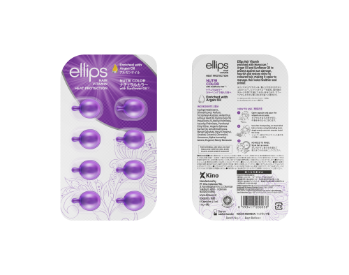 ELLIPS  NUTRI COLOR -  ВИТАМИНИ ЗА  БОЯДИСАНА  КОСА БЛИСТЕР 6бр