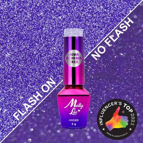 MOLLY LAC FLASHING LIGHTS - ГЕЛ ЛАК №603 - PARADOX - 5мл