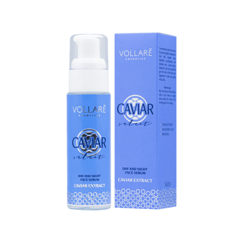 VOLLARE CAVIAR - ДНЕВНО-НОЩЕН СЕРУМ ЗА ЛИЦЕ С  ХАЙВЕР И ПЕПТИДИ 30мл