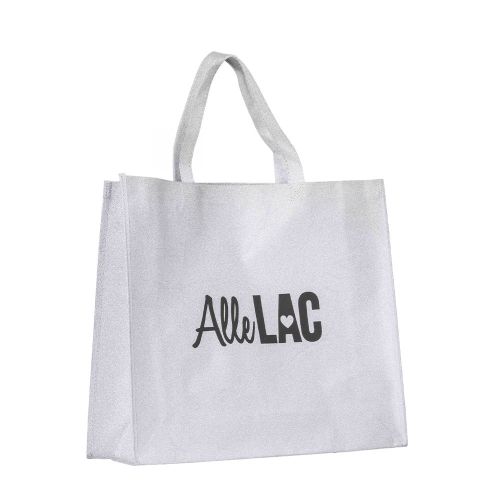 ЧАНТА ALLE LAC - СРЕБЪРЕН БРОКАТ