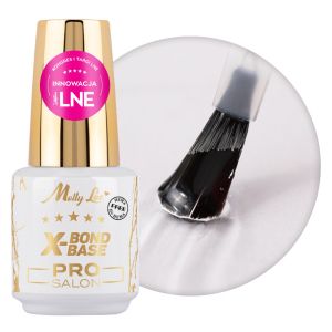 MOLLY LAC BASE X-BOND - СУПЕР ЗДРАВА БАЗА ЗА ГЕЛ ЛАК - 15мл