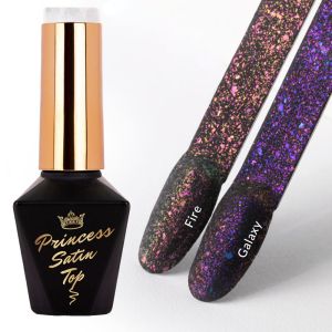 MOLLY LAC TOP SATIN PRINCESS - МАТОВ ТОП С ЧАСТИЦИ GALAXY №8 - 10мл