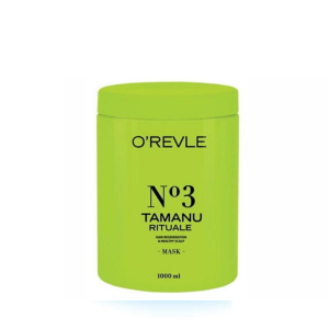 O`REVLE TAMANU RITUALE №3 - УКРЕПВАЩА МАСКА ЗА СУХА КОСА С ЛИМОНЕНА ТРЕВА, ЗЕХТИН И МАСЛО ОТ ТАМАНУ 1000мл