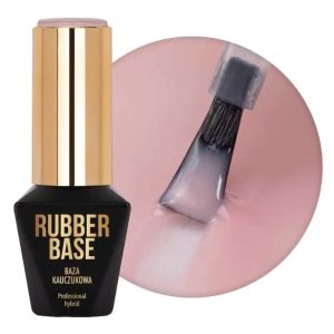 MOLLY LAC RUBBER BASE - КАУЧУКОВА БАЗА ЗА ГЕЛ ЛАК CREME DE NUDE 10мл