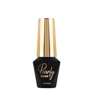 MOLLY LAC PEARLY BASE  - ИЗГРАЖДАЩА БАЗА ЗА ГЕЛ ЛАК PEARLY SILVER - 10мл