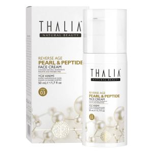 КРЕМ ЗА ЛИЦЕ - PEARL & PEPTIDE REVERSE AGE - СТЪПКА 3 - THALIA NATURAL BEAUTY - 50мл