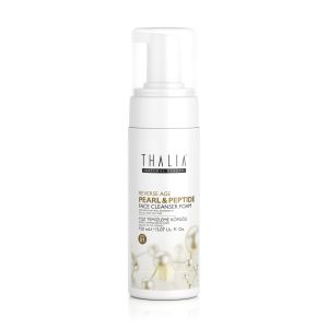 ПОЧИСТВАЩА ПЯНА ЗА ЛИЦЕ - PEARL & PEPTIDE REVERSE AGE - СТЪПКА 1 - THALIA NATURAL BEAUTY - 150мл