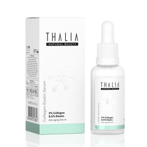 СЕРУМ ЗА ЛИЦЕ С  2% КОЛАГЕН И 0.5% ЕЛАСТИН - THALIA NATURAL BEAUTY -  30мл