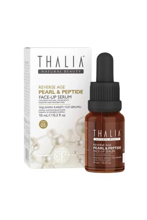 СЕВРУМ ЗА ЛИЦЕ - PEARL & PEPTIDE REVERSE AGE - СТЪПКА 5 - THALIA NATURAL BEAUTY - 50мл