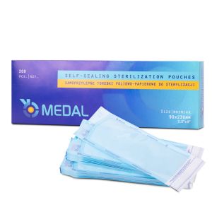 ПАКЕТИ ЗА СТЕРИЛИЗАЦИЯ НА ИНСТРУМЕНТИ - 90 х 230мм - 200бр
