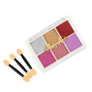 ДЕКОРАТИВНА ПУДРА ЗА НОКТИ С ОГЛЕДАЛЕН ЕФЕКТ №4 - 6 ЦВЯТА - 3г