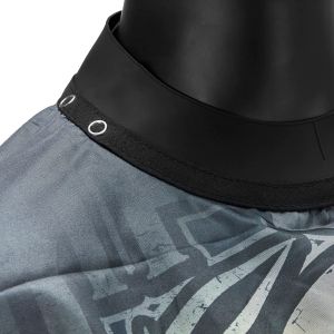 ПЕЛЕРИНА ЗА ПОДСТРИГВАНЕ СЪС СИЛИКОНОВА ЯКА - J-455 - BARBERSHOP