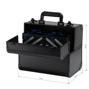 КОЗМЕТИЧЕН КУФАР SC40 - 31х21х26.5см - ЧЕРЕН