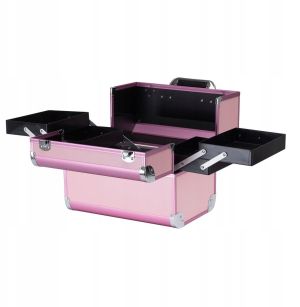 КОЗМЕТИЧЕН КУФАР SC40 - 31х21х26.5см - РОЗОВ