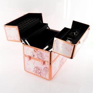 КОЗМЕТИЧЕН КОЗМЕТИЧЕН КУФАР XXL - FLOWER  41x24x34