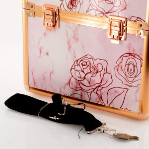 КОЗМЕТИЧЕН КОЗМЕТИЧЕН КУФАР XXL - FLOWER  41x24x34