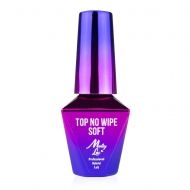 MOLLY LAC TOP NO WIPE SOFT - ТОП ЛАК ЗА ГЕЛ ЛАК БЕЗ ЛЕПКАВ СЛОЙ - 10мл