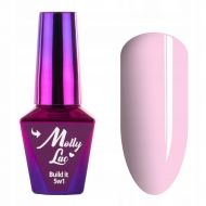 MOLLY LAC BUILD IT 5in1 BASE TOP LIGHT ROSE - ИЗГРАЖДАЩА БАЗА ЗА ГЕЛ ЛАК 5в1 - 10мл