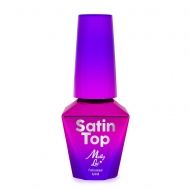 MOLLY LAC SATIN TOP - ТОП ЗА ГЕЛ ЛАК С ЕФЕКТ САТЕН - 10мл