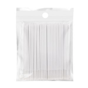 МИКРО ЧЕТКИ ЗА МИГЛИ И НОКТИ 100бр, БЕЛИ