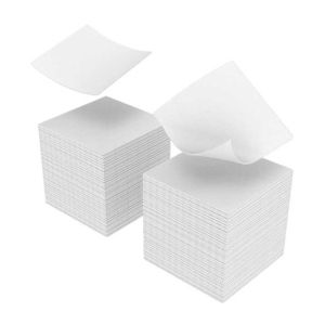 БЕЗВЛАКНЕСТИ ТАМПОНИ ЗА МАНИКЮР STALEKS - 4,5x4,5см - 400бр - БЕЛИ