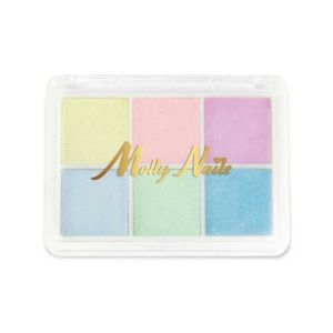 ДЕКОРАТИВНА ПУДРА ЗА НОКТИ С ОГЛЕДАЛЕН ЕФЕКТ №8 - 6 ЦВЯТА - 3г