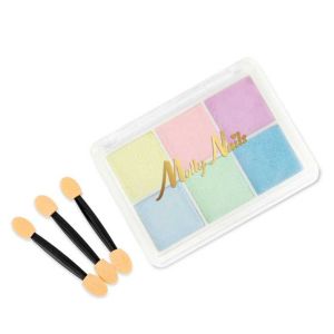 ДЕКОРАТИВНА ПУДРА ЗА НОКТИ С ОГЛЕДАЛЕН ЕФЕКТ №8 - 6 ЦВЯТА - 3г