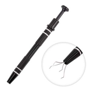 РЪКОХВАТКА ЗА ГЪБА ЗА ОМБРЕ 12.2см - ЧЕРЕН