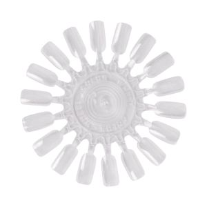 ПРОЗРАЧНА КРЪГЛА ПАЛИТРА ЗА ЛАК С 18бр ПОКАЗАТЕЛИ