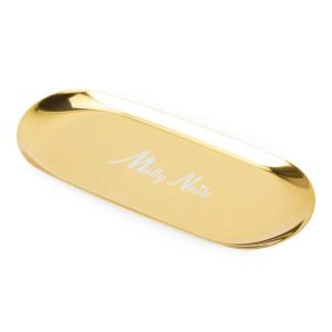 МЕТАЛНА ТАБЛИЧКА ЗА ИСТРУМЕНТИ - 9,5 x 22,8 x 0,8 мм - MOLLY NAILS GOLD