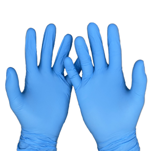 РЪКАВИЦИ НИТРИЛ - СИНИ - S - 100бр