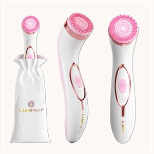 ЧЕТКА ЗА ЛИЦЕ 4 В 1 - LUMINEO PRO HOME SPA + ГЕЛ ЗА ВСИЧКИ ТИПОВЕ КОЖА 100 мл - РОЗОВА